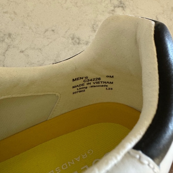 Cole Haan White and Black Sneakers size 9 men’s - Picture 2 of 10